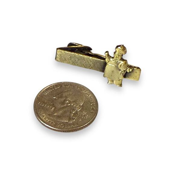 VTG Sunshine Biscuits Inc Employee Tie Clip CHEEZ-IT Mfg Co Sunshine Baker Logo - Picture 4 of 4